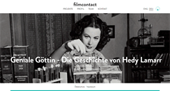 Desktop Screenshot of filmcontact.de